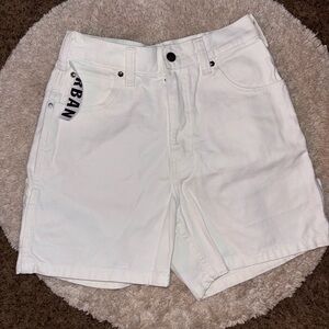 White Denim Shorts
